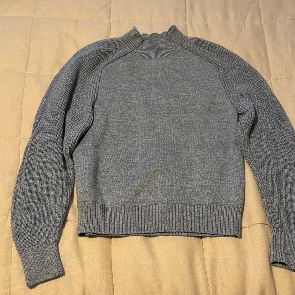 Club Monaco Light Blue Mockneck Sweater
